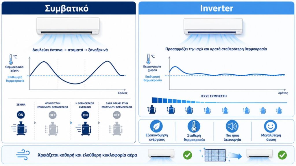 το Inverter Χάνει Απόδοση Όταν Δεν Συντηρείται